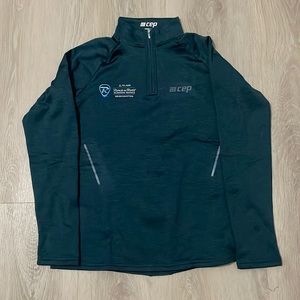 CEP women’s running series fleece half zip